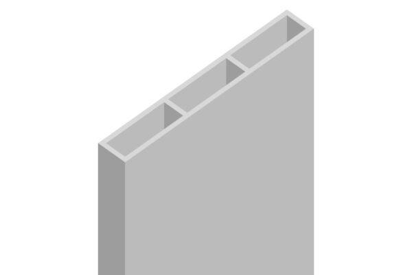 Kamerprofiel 100x7x1,5 mm