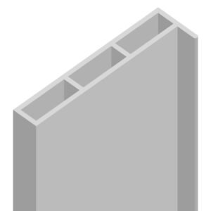 Kamerprofiel 80x30x15x1,5 mm